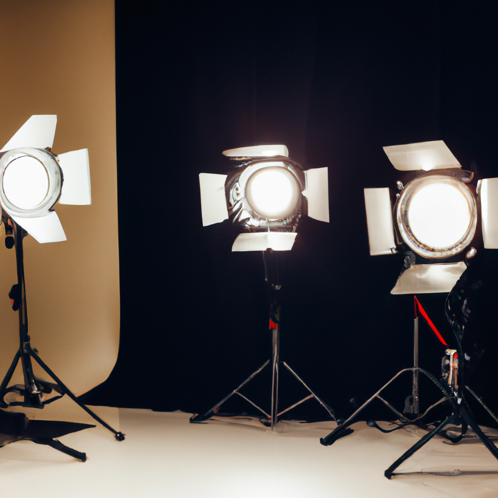 Studio photo minimaliste avec lumière douce